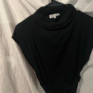 Michael Stars Black Cowl Neck Sweater